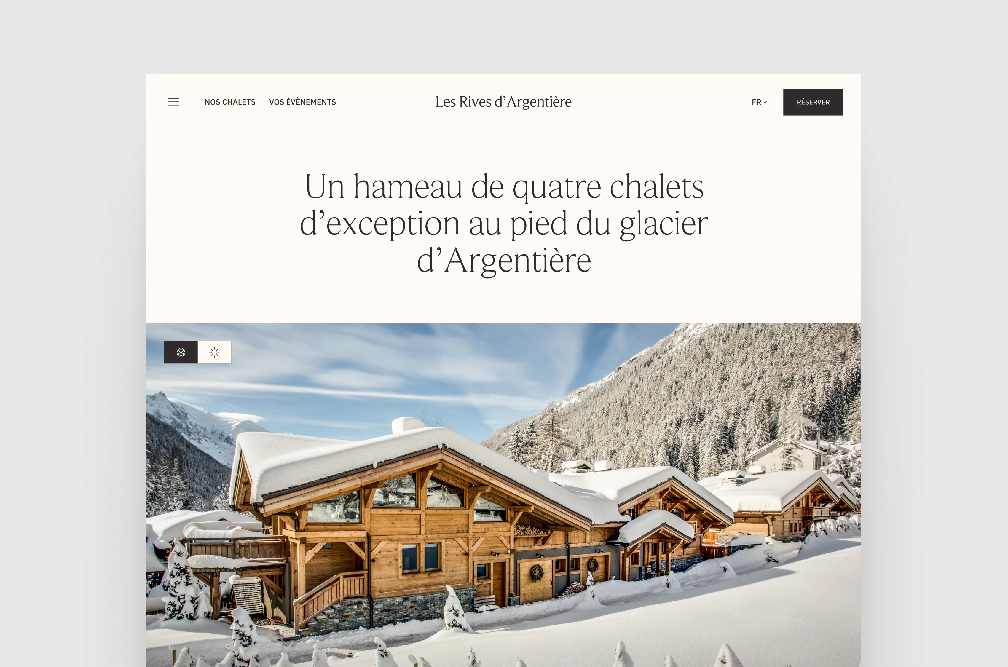 illustration du projet Les Rives d'Argentière