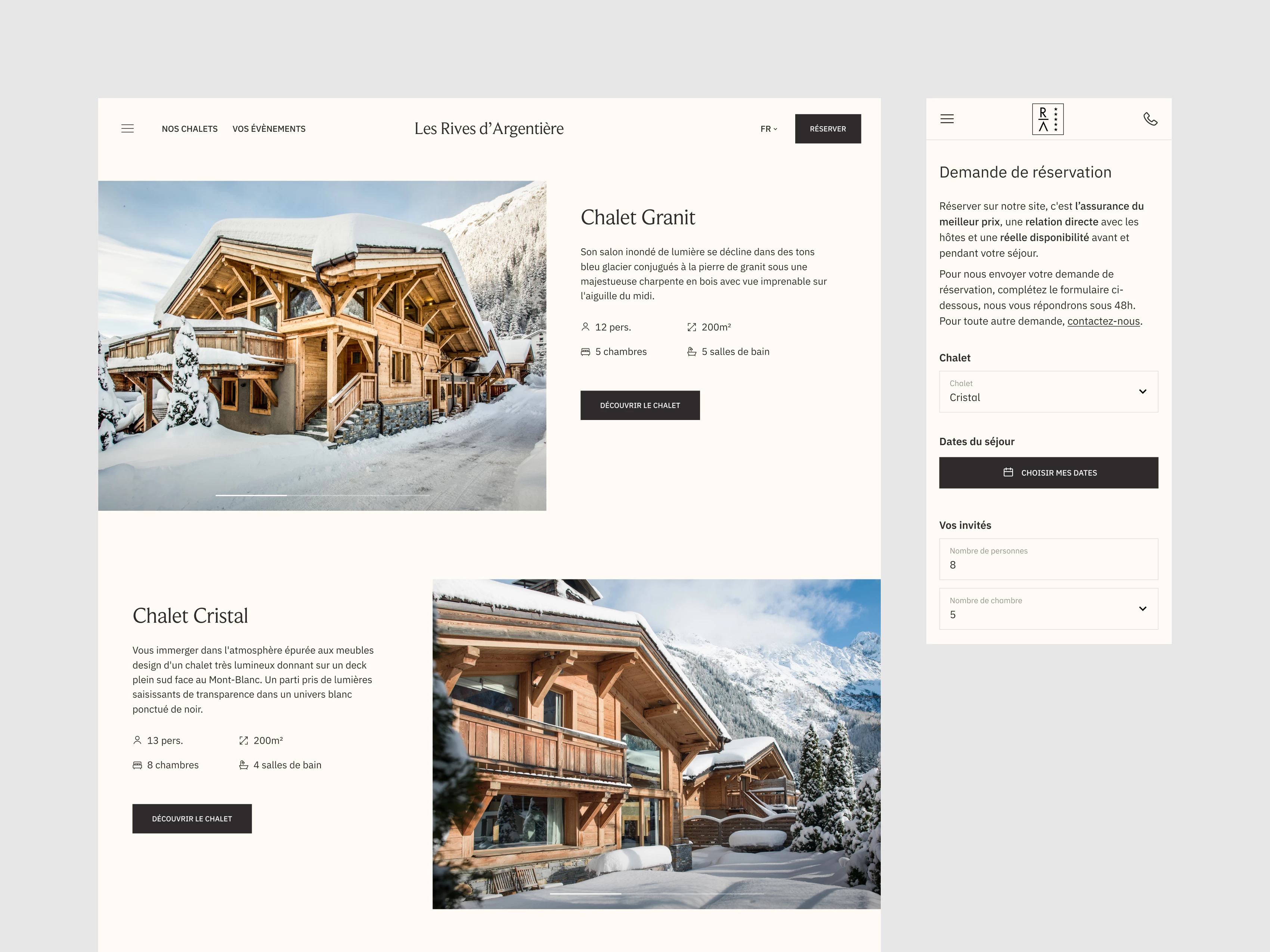 illustration du projet Les Rives d'Argentière