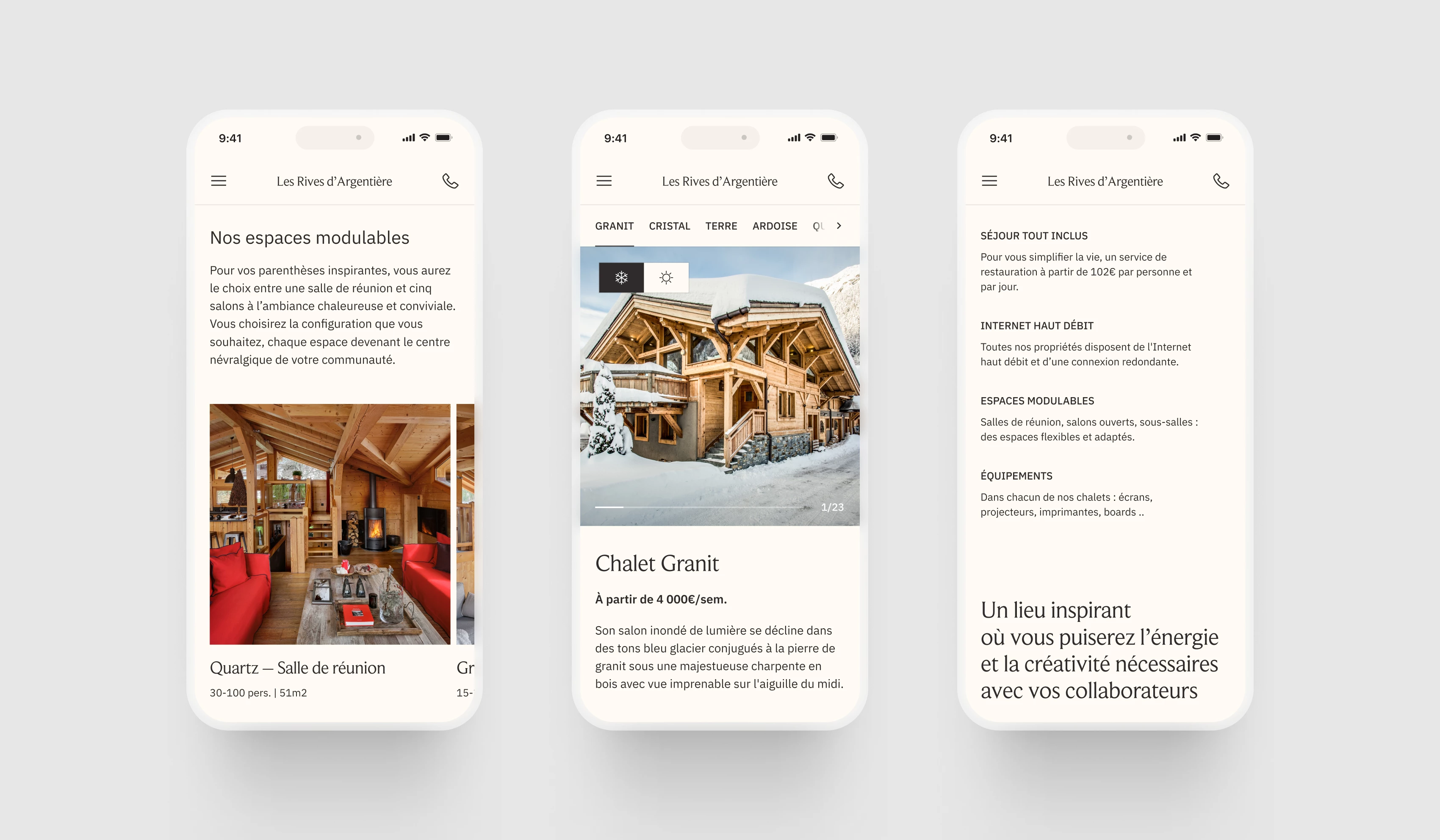 illustration du projet Les Rives d'Argentière