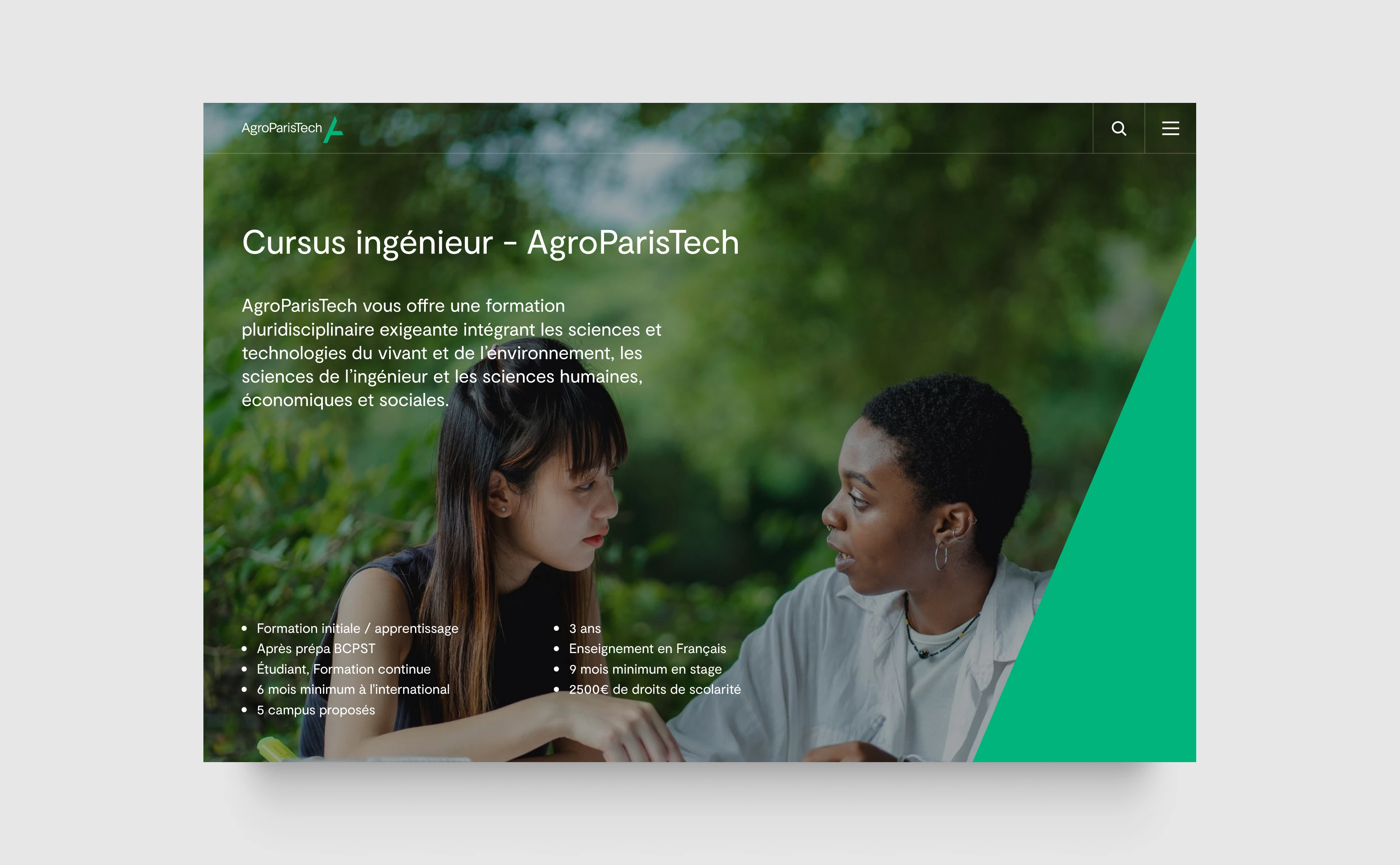 illustration du projet AgroParisTech