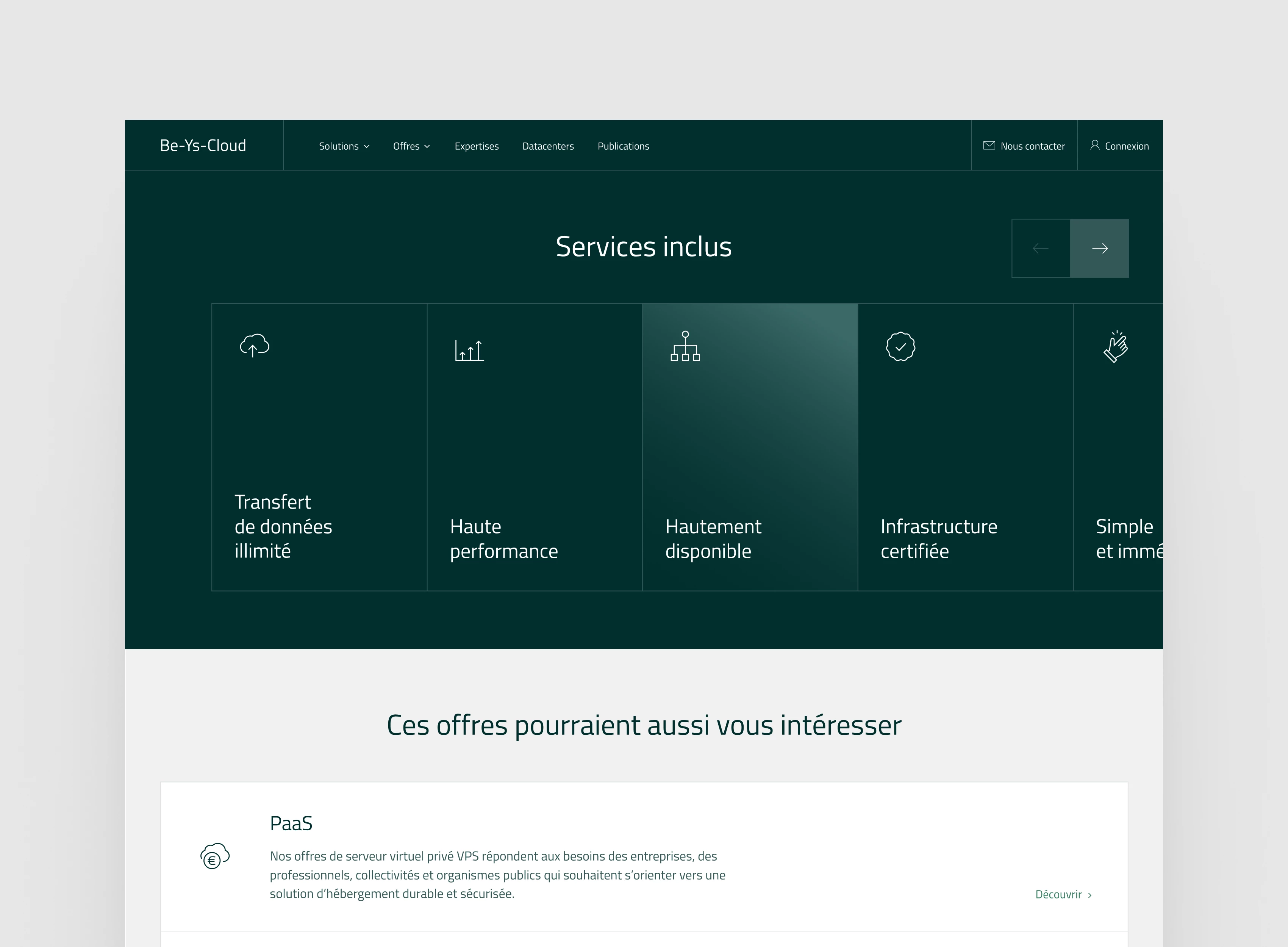 illustration du projet Be Ys Cloud