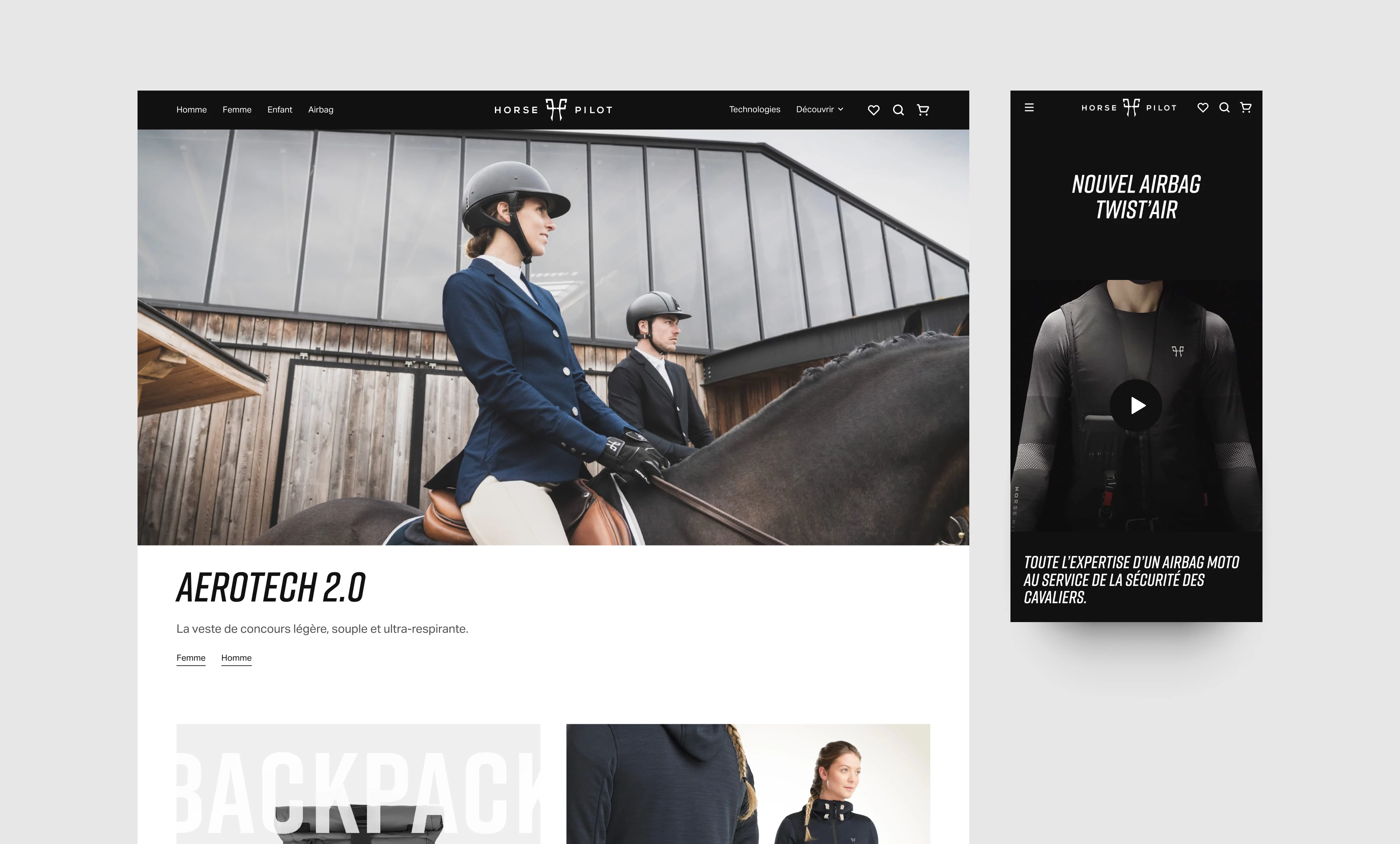 illustration du projet Horse Pilot