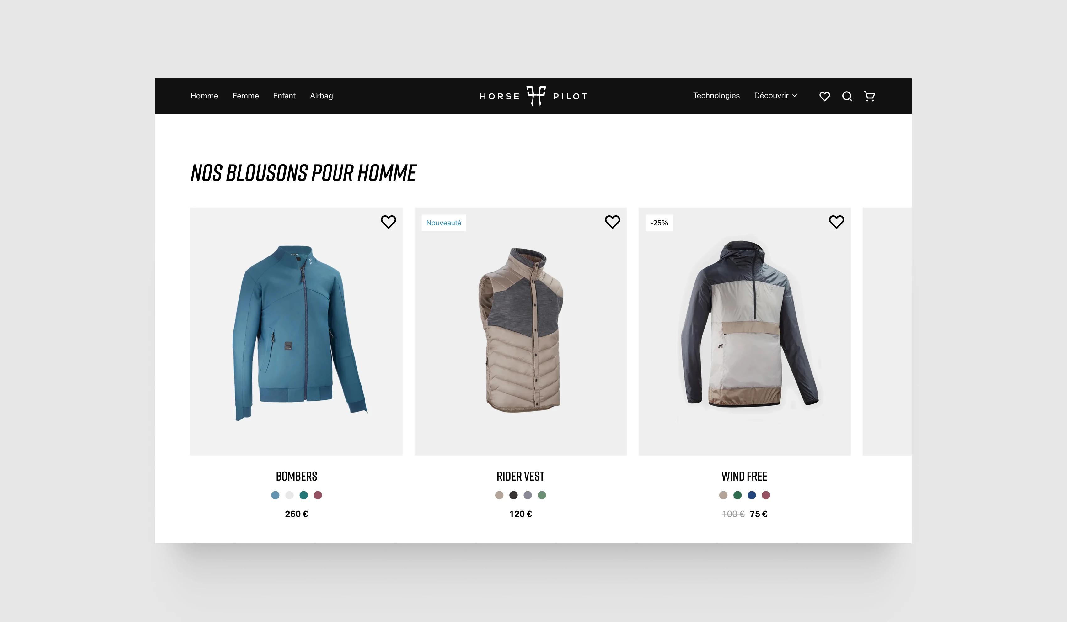 illustration du projet Horse Pilot