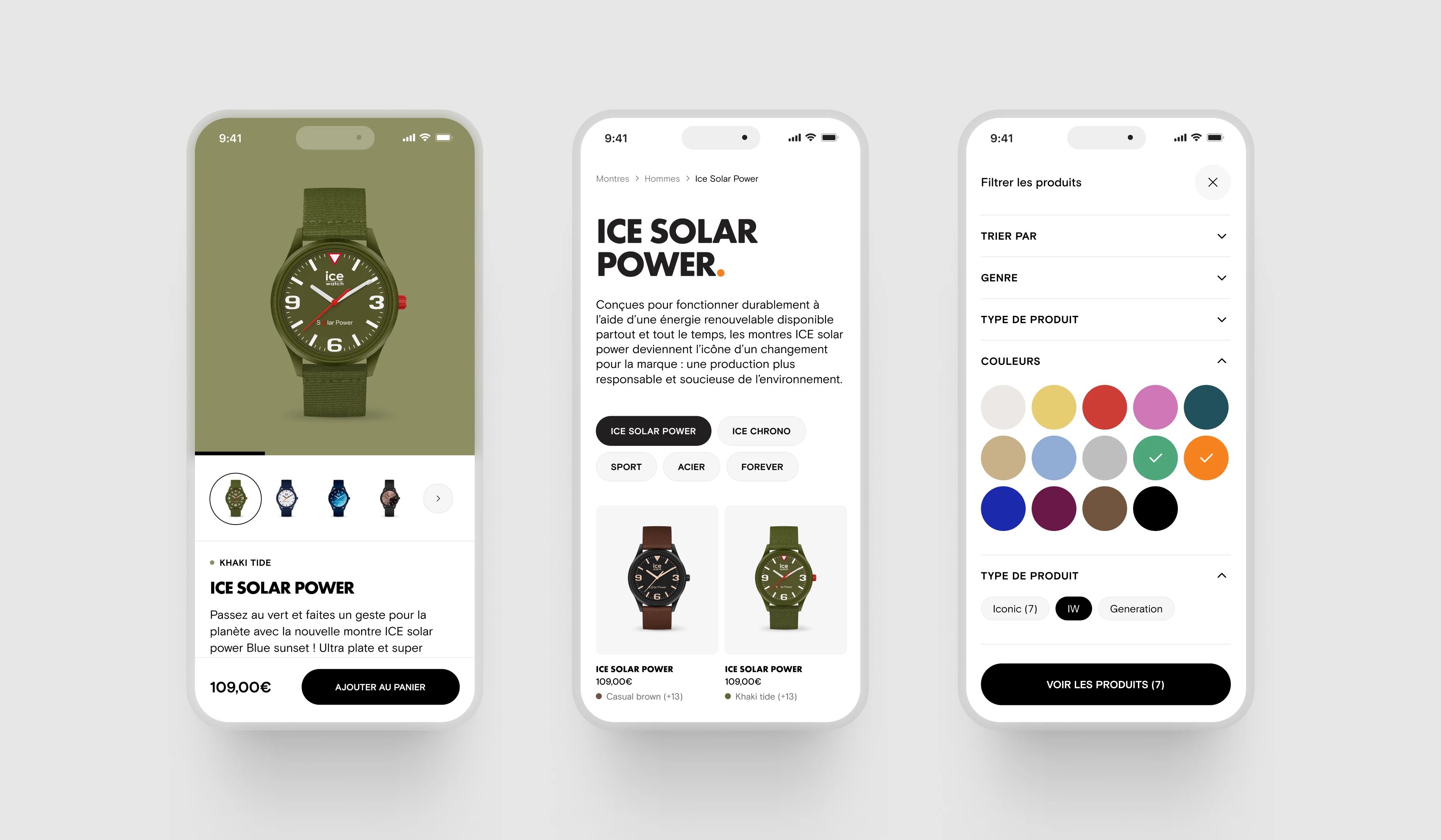 illustration du projet Ice Watch