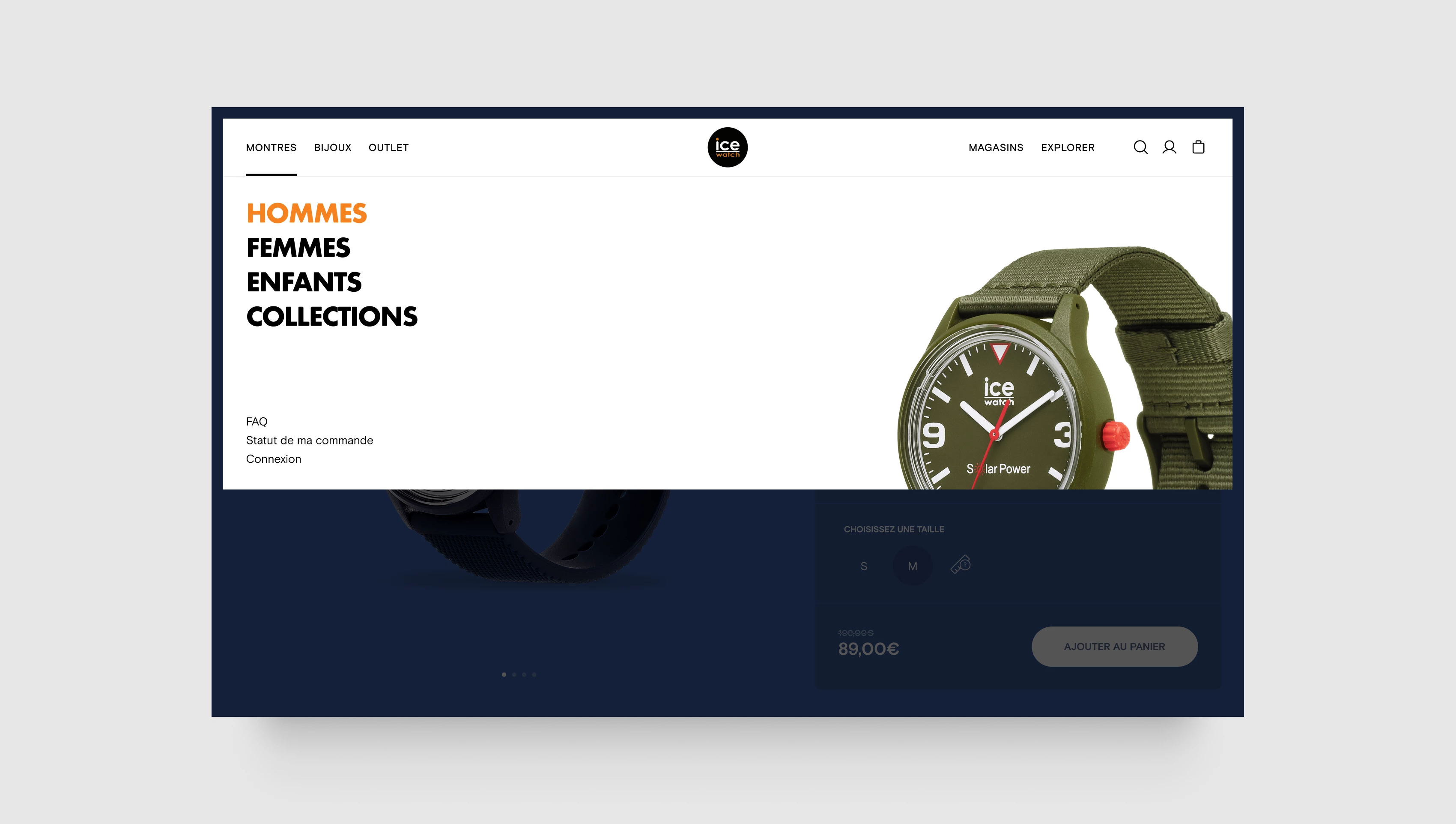 illustration du projet Ice Watch