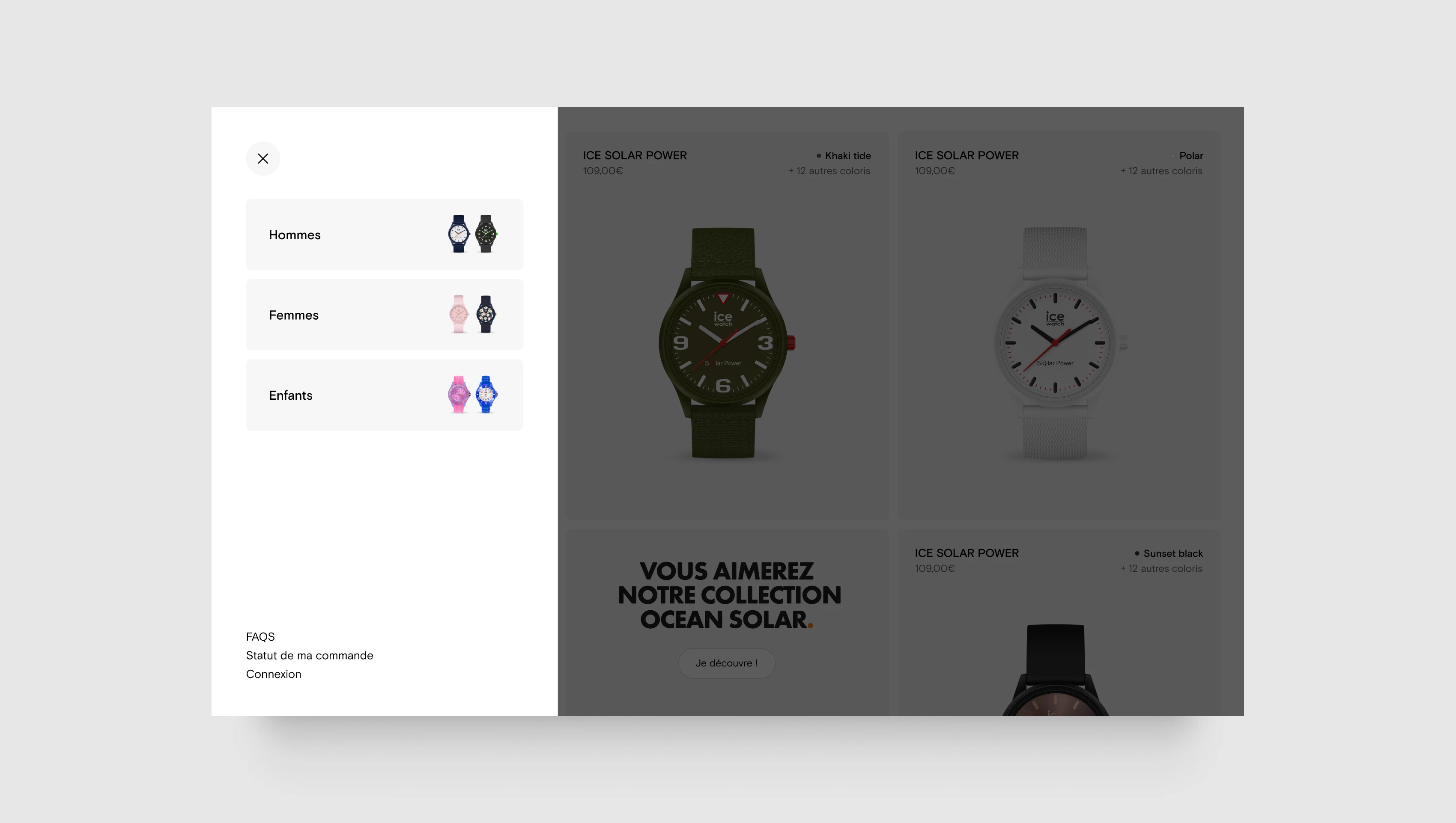 illustration du projet Ice Watch