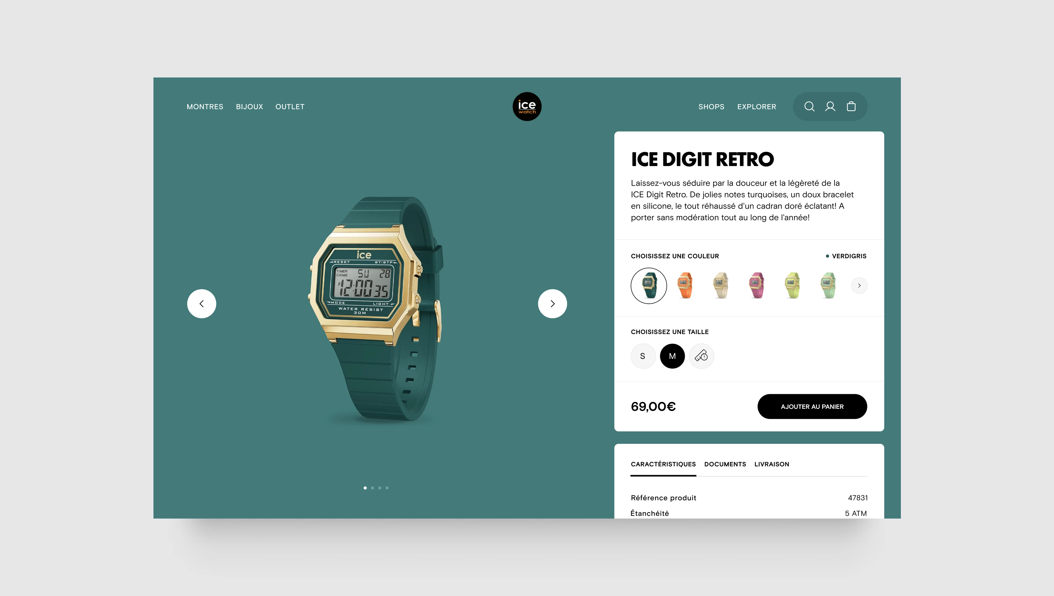illustration du projet Ice Watch