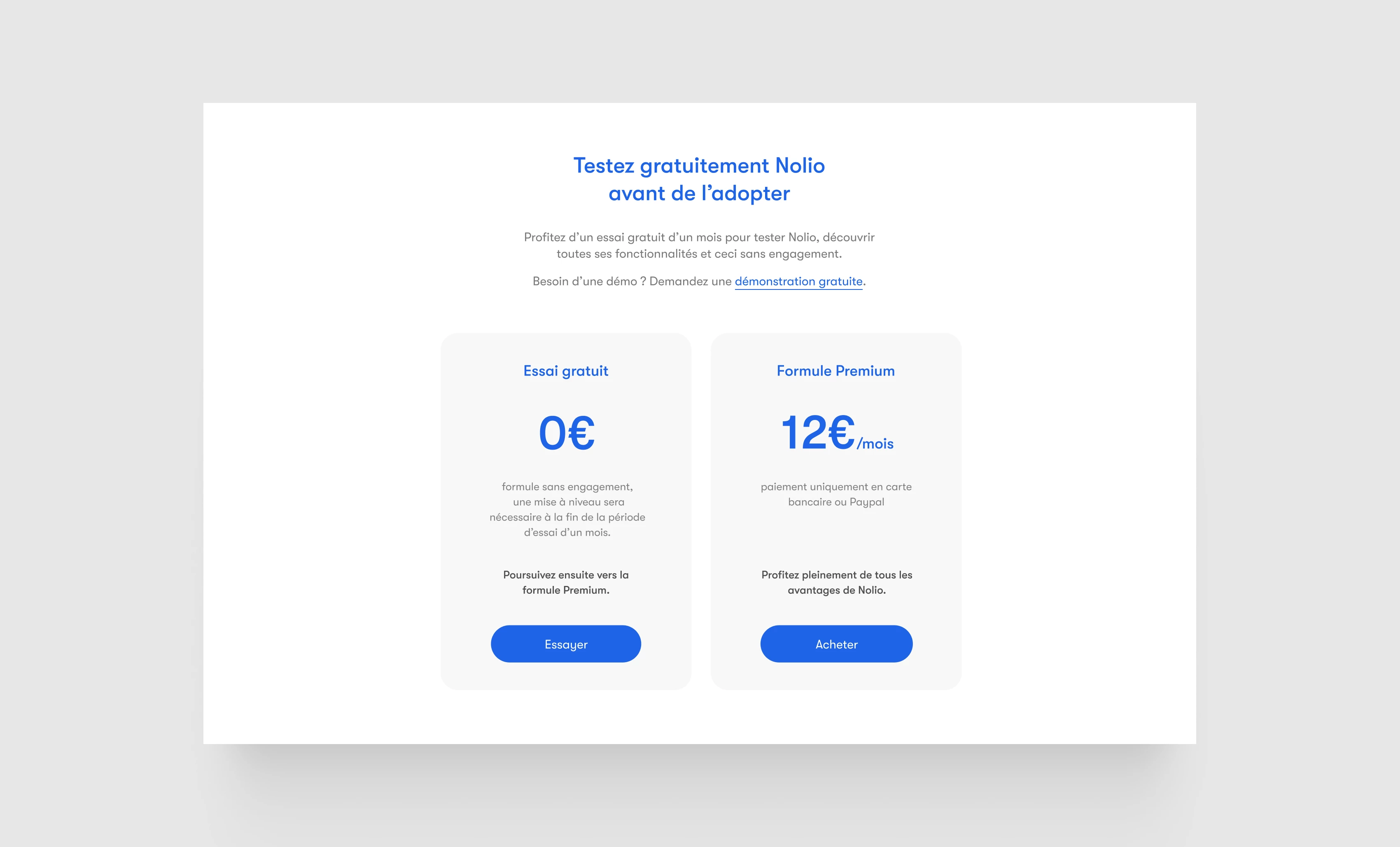 illustration du projet Nolio